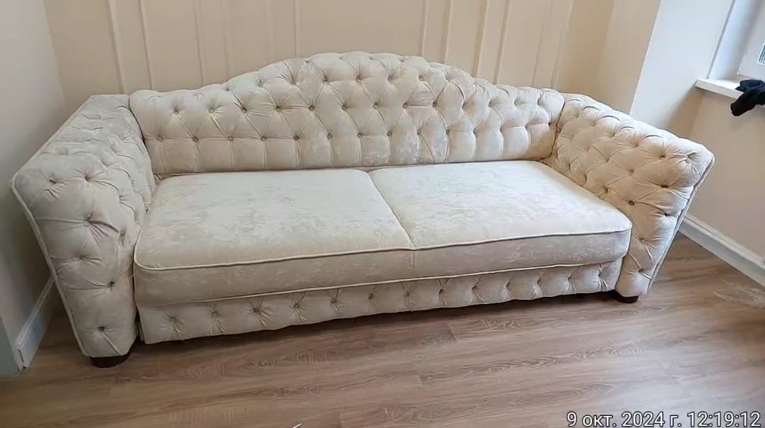 Замена обивки дивана на дому. Можайский район 