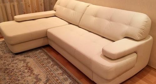 Обивка углового дивана.  Можайский район 